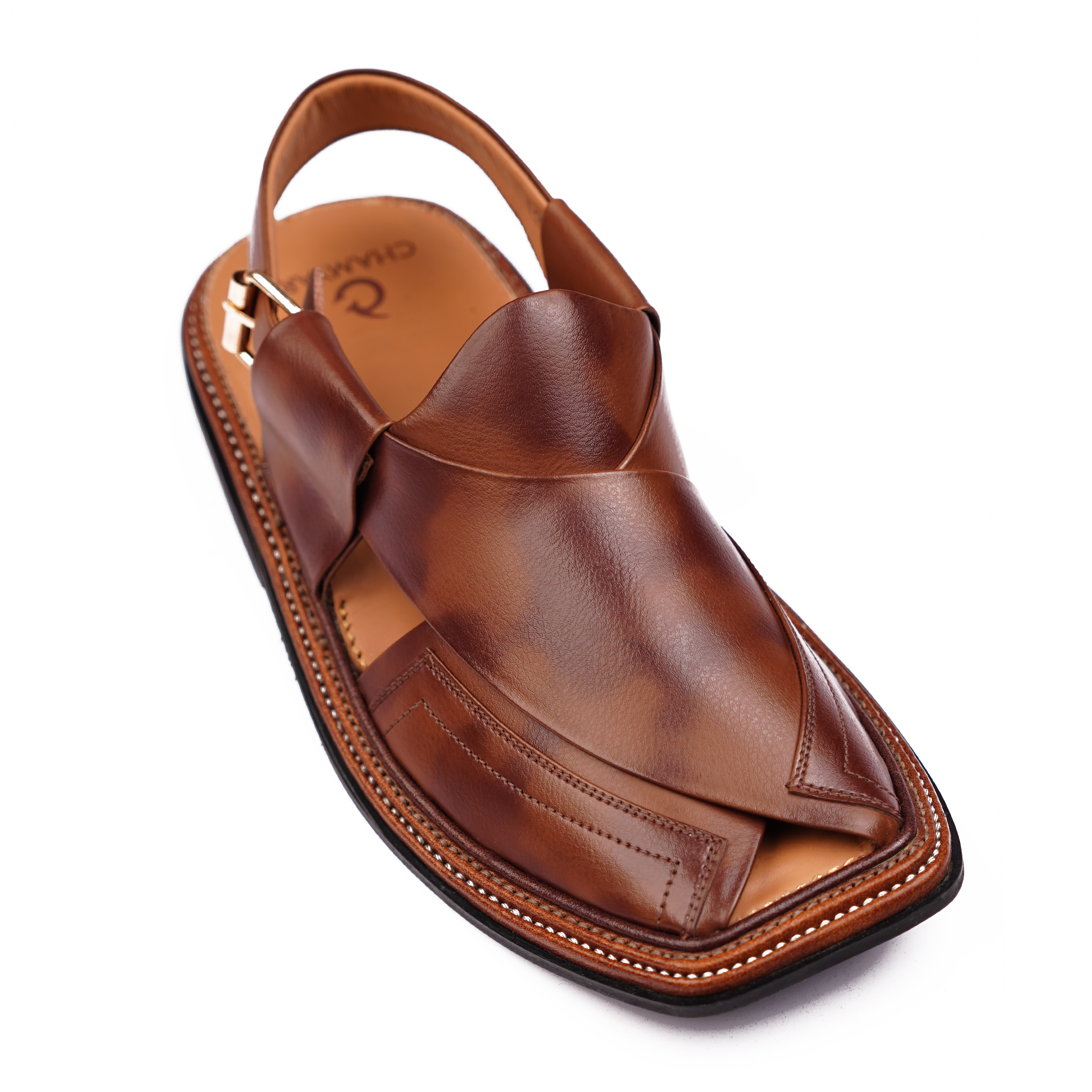 Rich Tan Brown Peshawari Chappal
