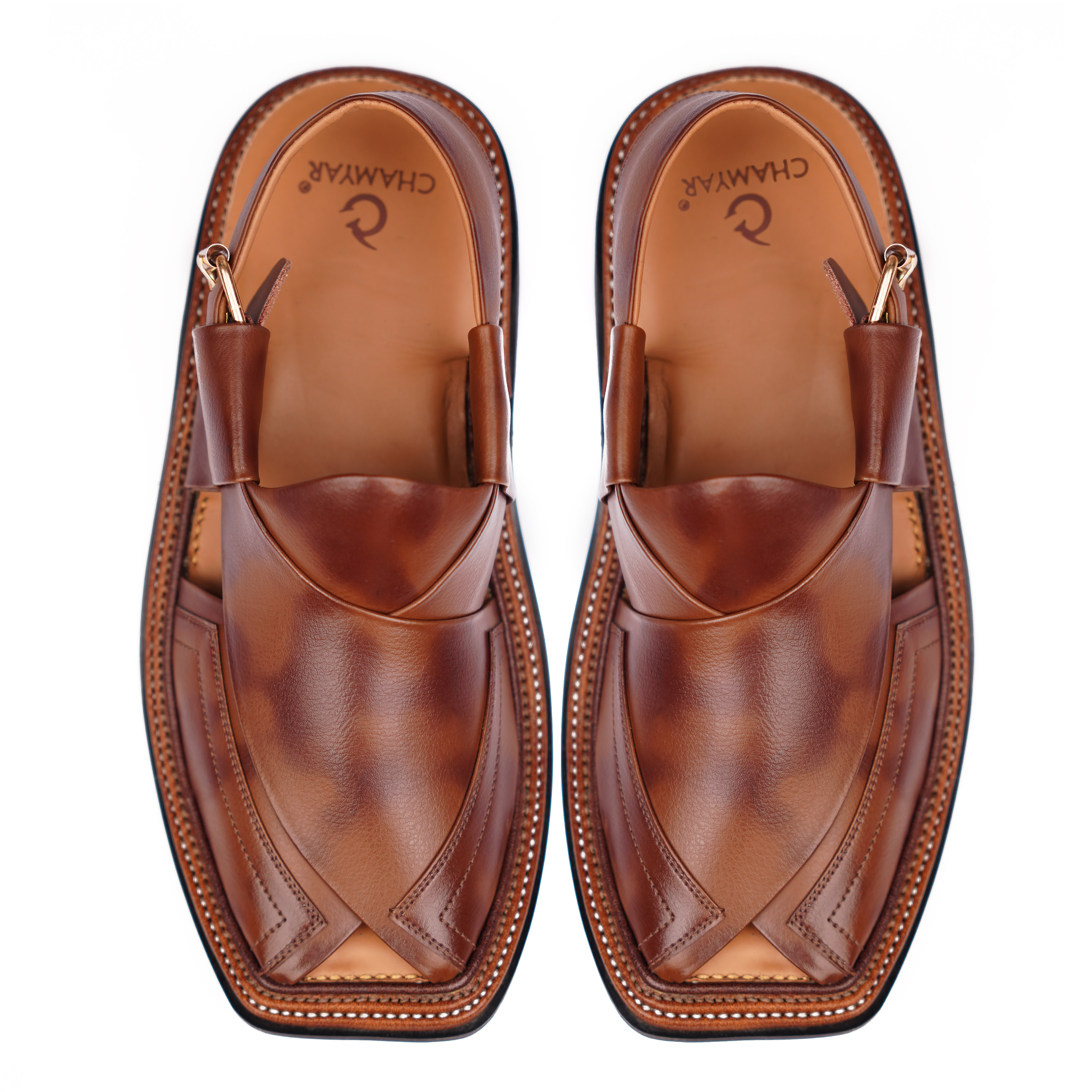 Rich Tan Brown Peshawari Chappal