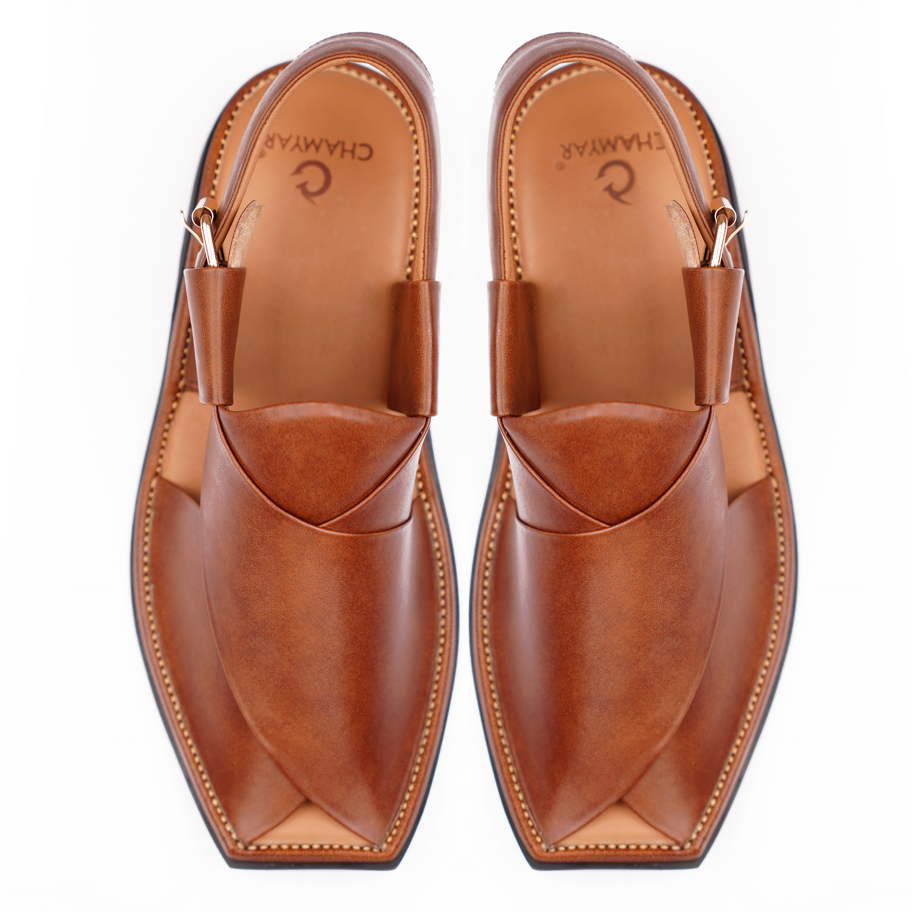 Rich Brown Peshawari Chappal