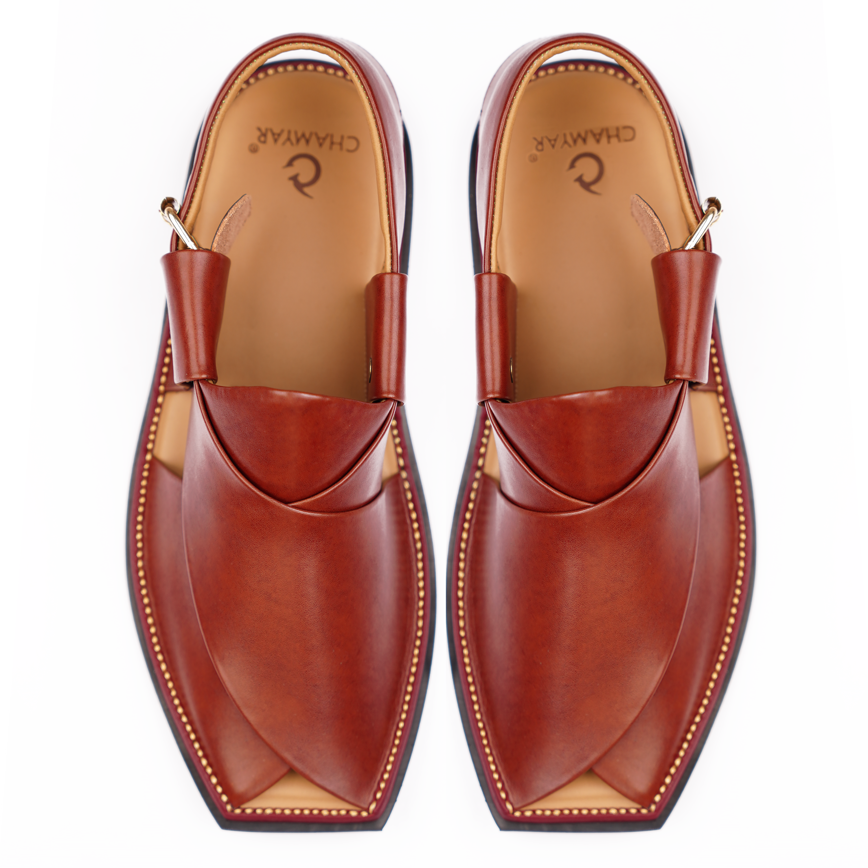 Markhor Rich Brown Peshawari Chappal