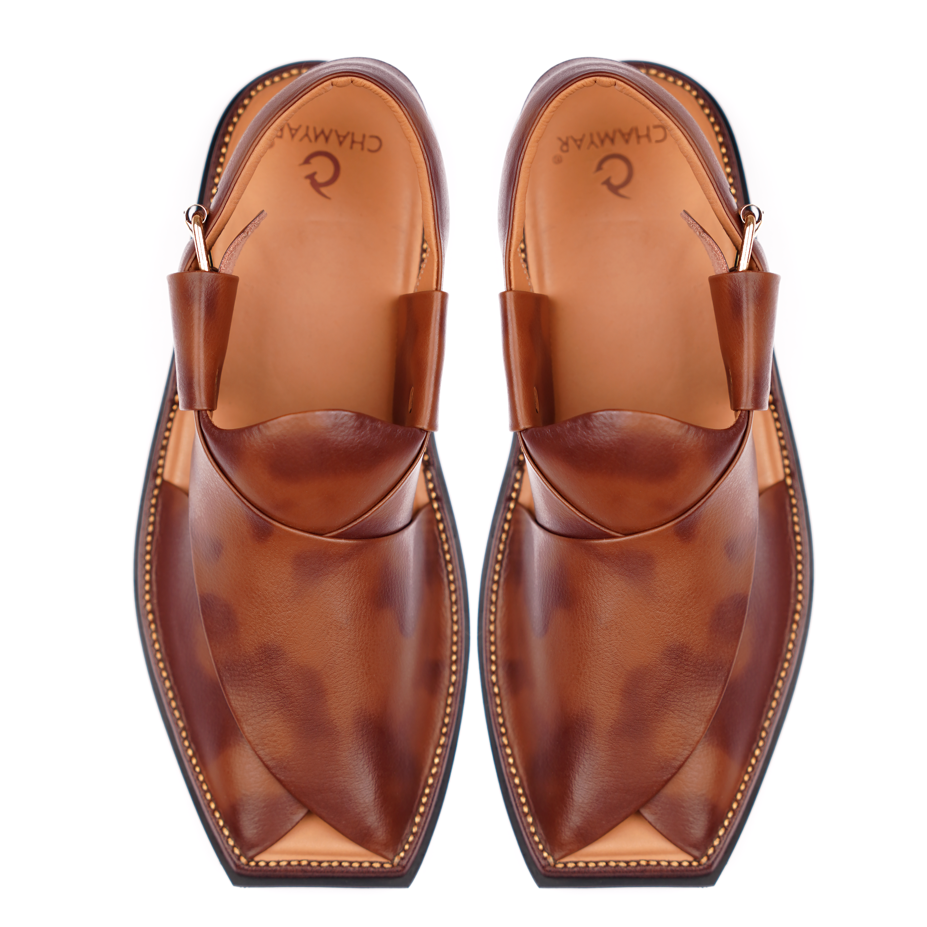 Markhor Classic Brown Peshawari Chappal